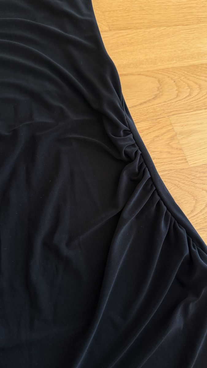 Pull&Bear Robes: Kleid Pull&Bear schwarz gerafft – Neuf (Voir description) à Bassersdorf par Bassi55 2