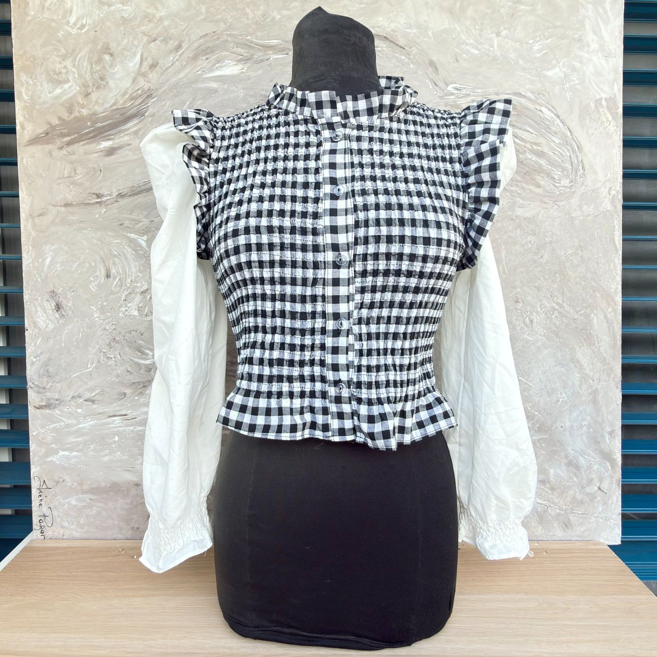 Blusen: Blouse à carreaux vichy – Gebraucht aus Thônex von BrYu 2