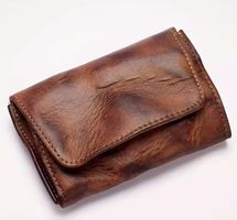 LEDER PORTEMONNAIE MIT MÜNZBÖRSE