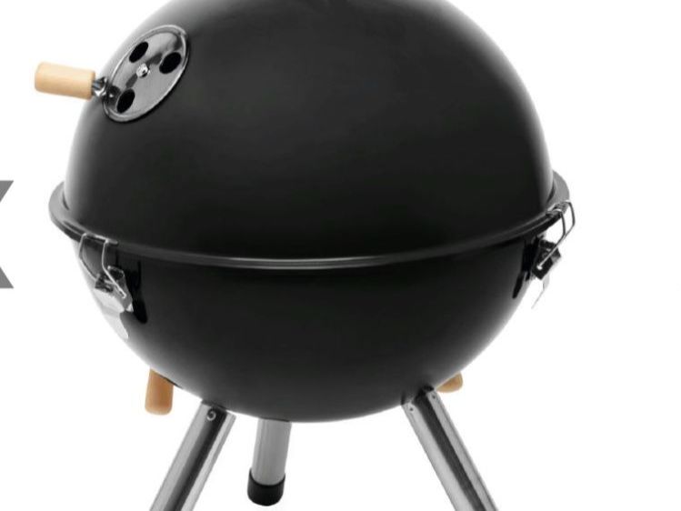 Griglie: Mini BBQ Grill Cookout, schwarz, ca. 30 cm Durchmesser – Nuovo e nell'imballaggio originale da Neuenhof venduto da jorogo 1
