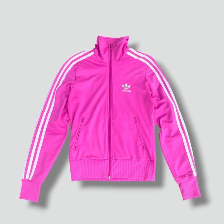Adidas Firebird y2k pink track jacket streetwear damen