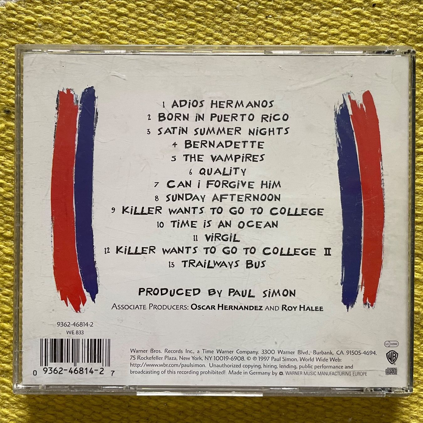 CD: PAUL SIMON-SONGS FROM THE CAPEMAN – Usato da Rorschacherberg venduto da CD-Roli 1