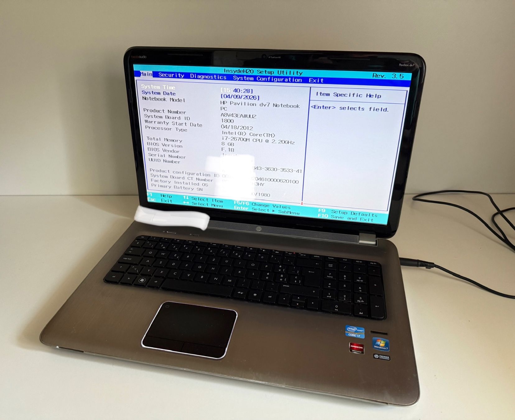 Hewlett Packard Notebooks: Notebook HP Pavilion – Gebraucht aus Gerlafingen von sternrose