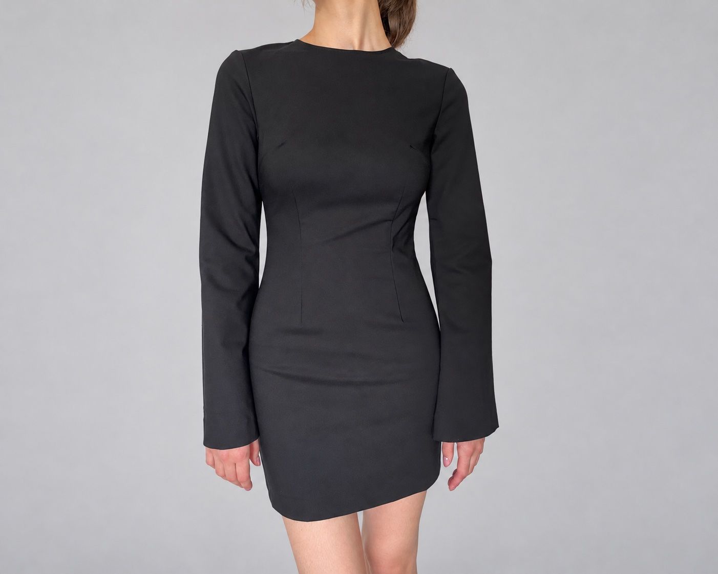 H&M Kleider: H&M robe noire dos nu ,  taille 34 – Neu (gemäss Beschreibung) aus Doppleschwand von Retrove 1