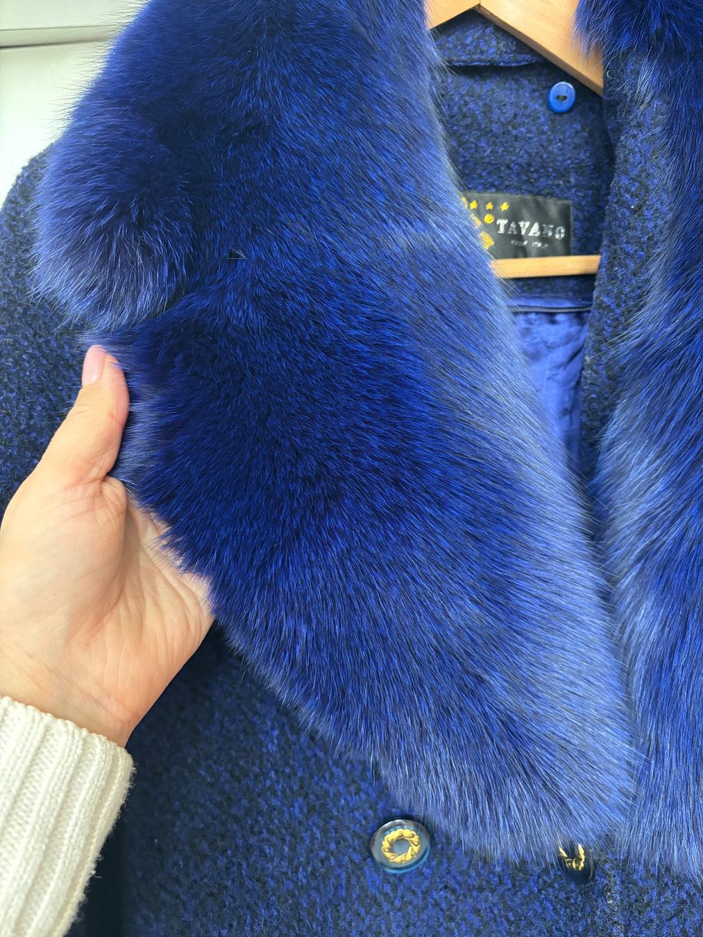 Cappotti: Blauer Wintermantel Wolle  Gr.38-40 – Usato da Dielsdorf venduto da ncgarasi 9