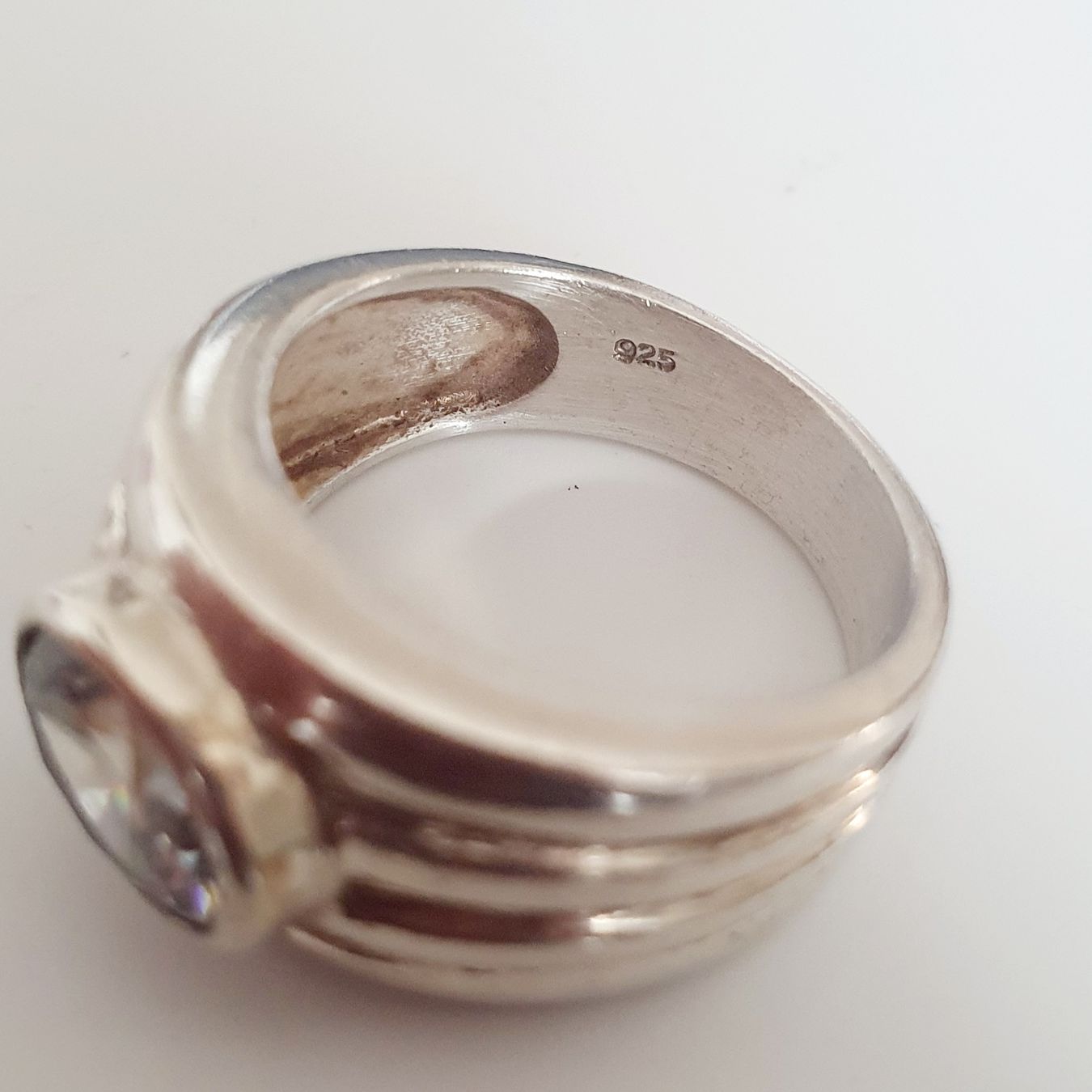 Bagues: Silber Ring  925 Silber mit Stein Grösse 17.6 mm  – D'occasion à Kreuzlingen par Wunderkiste123 6