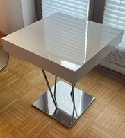 Beistelltisch weiss Hochglanz
