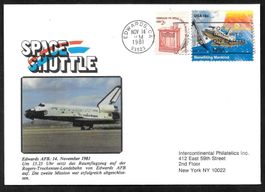 USA Sonderbrief Space Shuttle 2 Landung 14.11.1981