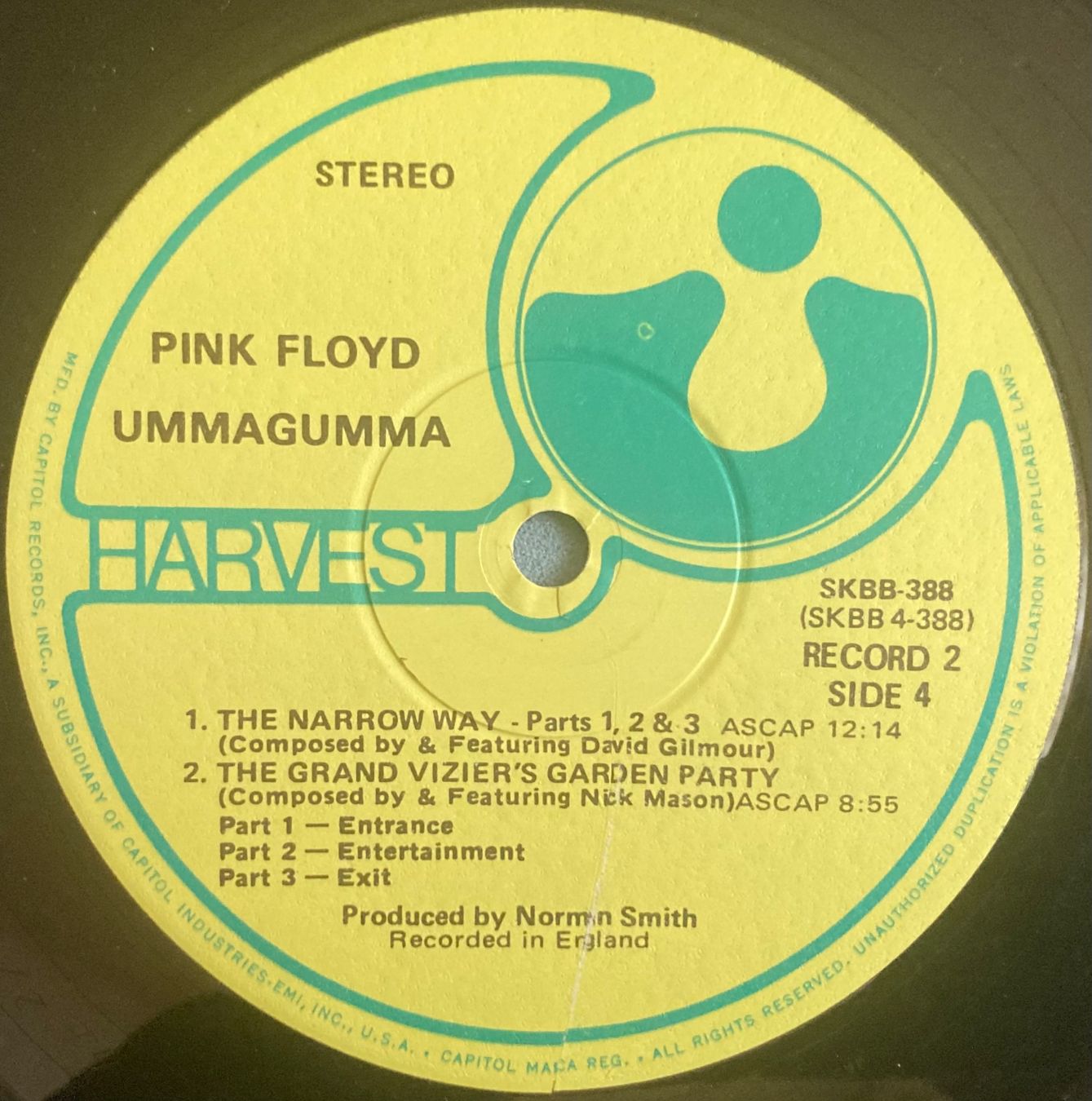 Schallplatten: PINK FLOYD - UMMAGUMMA – Gebraucht aus Poliez-Pittet von Newtown-Records 3