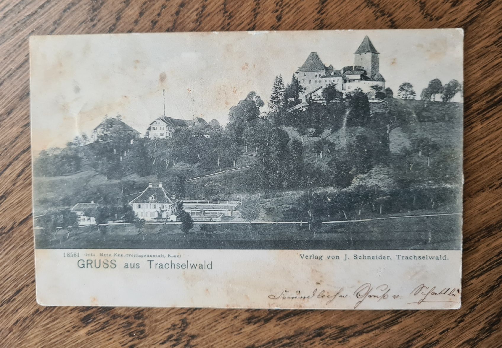 Cartoline postali: Gruss aus Trachselwald 1903 – Usato da Ebikon venduto da Donar50