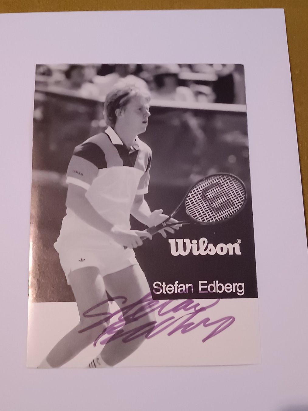 Autogramme: Stefan Edberg - handsigniert – Gebraucht aus Menziken von Artographs