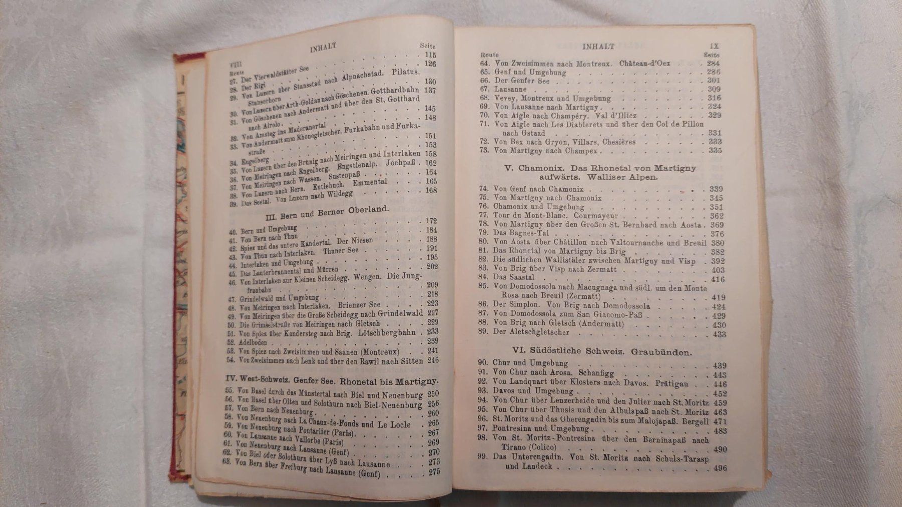 Bücher: DIE SCHWEIZ        KARL BAEDEKER LEIPZIG 1937 – Gebraucht aus Männedorf von hch_8fd9 4