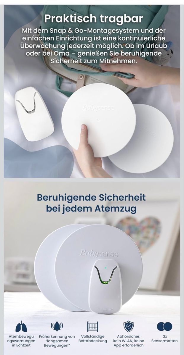 Babyphone: Babysense 7 NEU! – Nuovo e nell'imballaggio originale da Scherz venduto da Clubmarthe 6