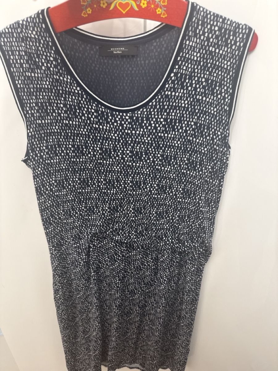Max Mara Kleider: Kleid WEEKEND MaxMara Dunkelblau Grösse XL gemustert – Gebraucht aus Zollikerberg von juneja79