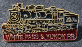 CC419 - Pin Zug Bahn Eisenbahn White Pass & Yukon Rail Road