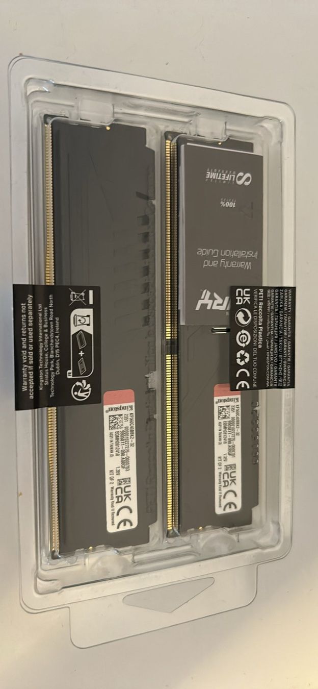 Kingston Memoria / RAM: Kingston Ram Memory 32GB DDR5 6000mhz Neu – Nuovo e nell'imballaggio originale da Luzern venduto da cab_gk7f 1