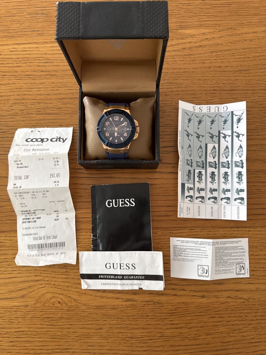 Guess Orologi: Guess Rigor Herren Uhr – Usato da Therwil venduto da dom_gfj8 1
