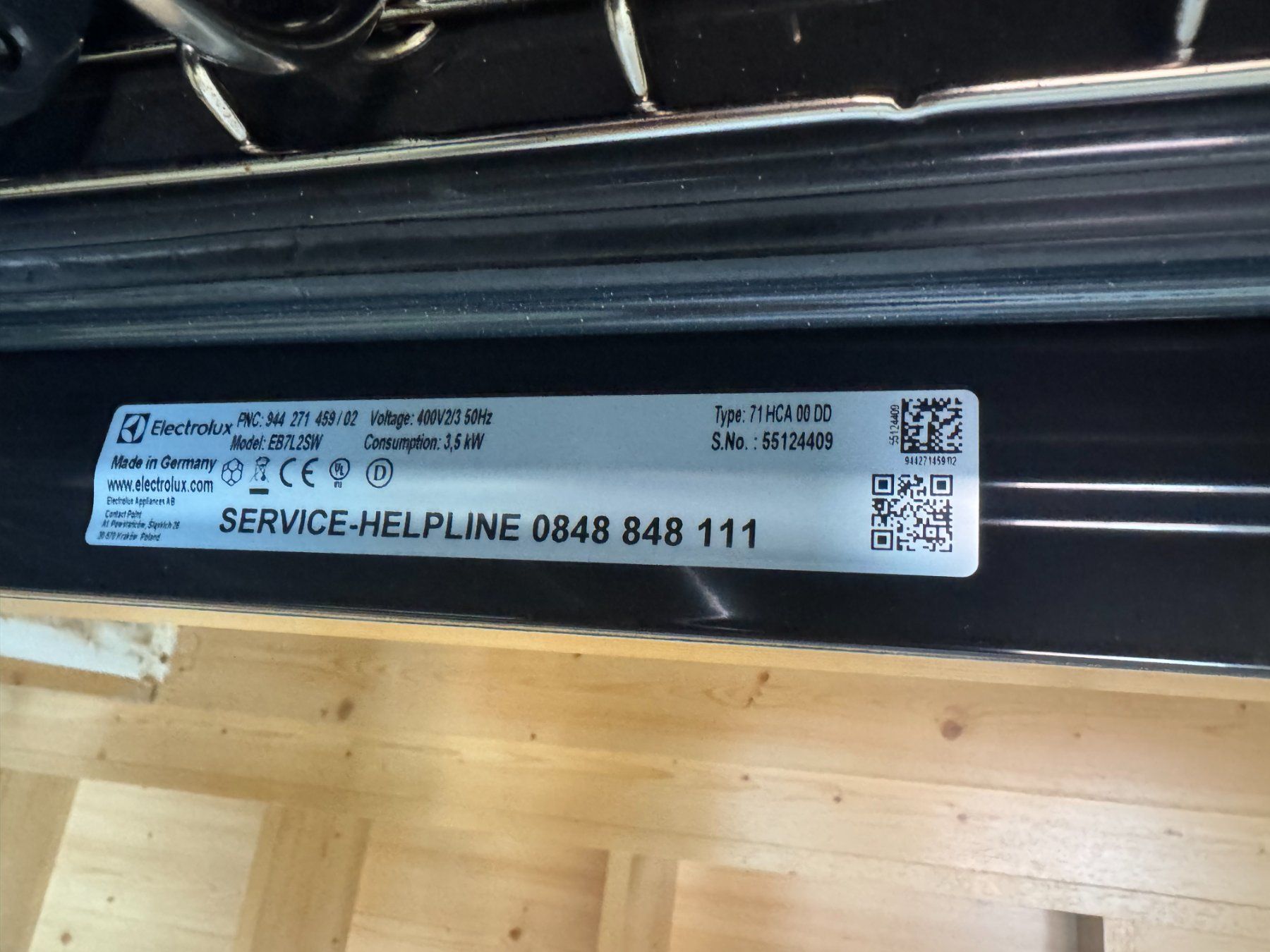 Electrolux Forni: Backofen Electrolux EB7L2SW – Usato da Hombrechtikon venduto da SPS-Liquidationen 3