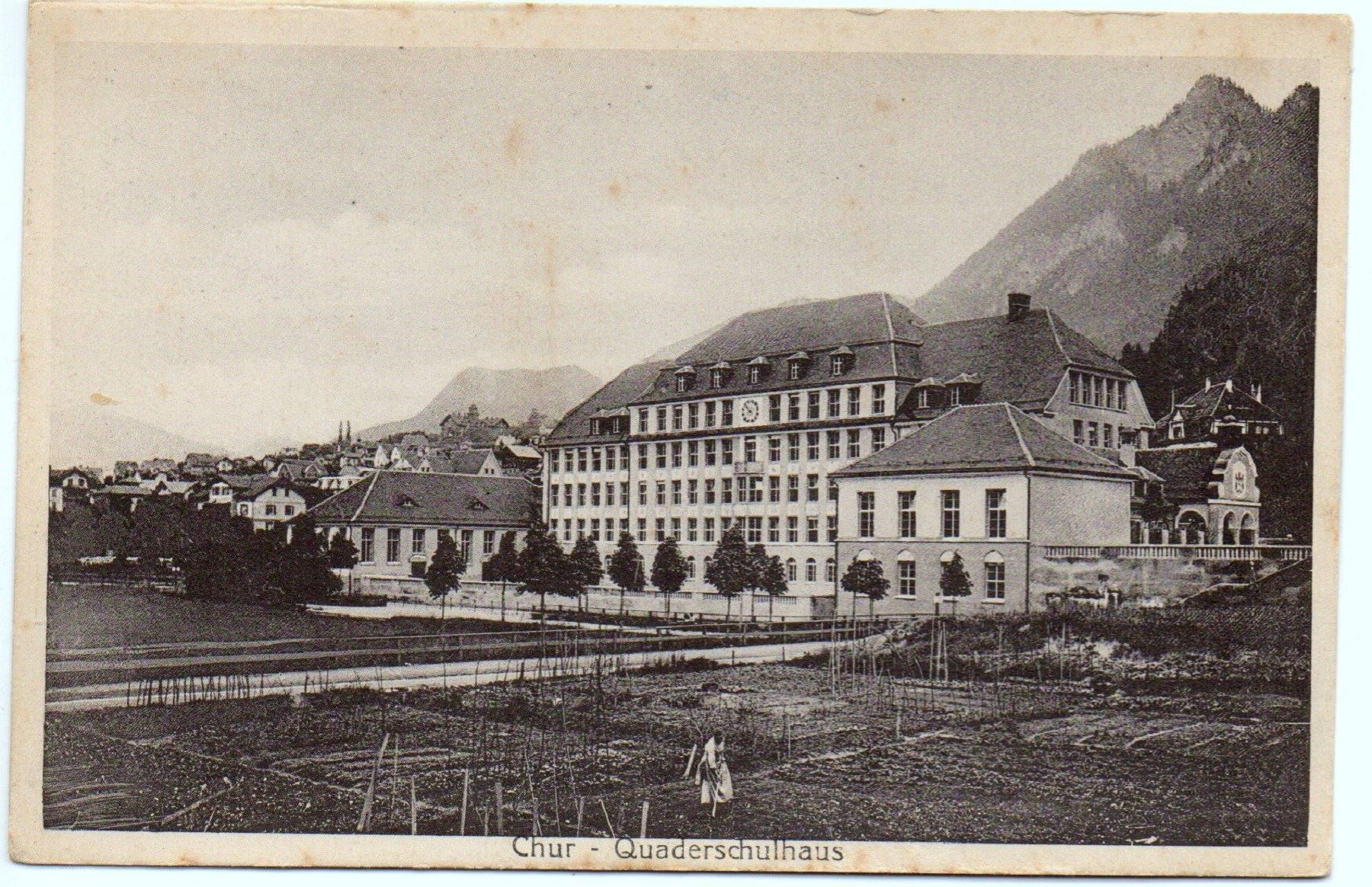 Cartes postales: CHUR Quaderschulhaus – D'occasion à Jona par philajona