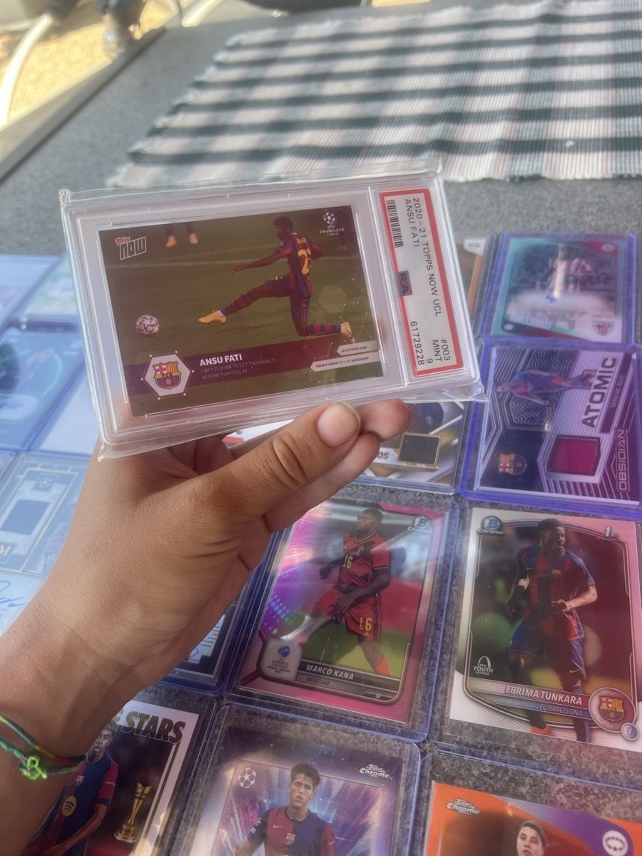 Topps Carte collezionabili: Topps Now Ansu Fati PSA9 – Usato da Uhwiesen venduto da maflo2