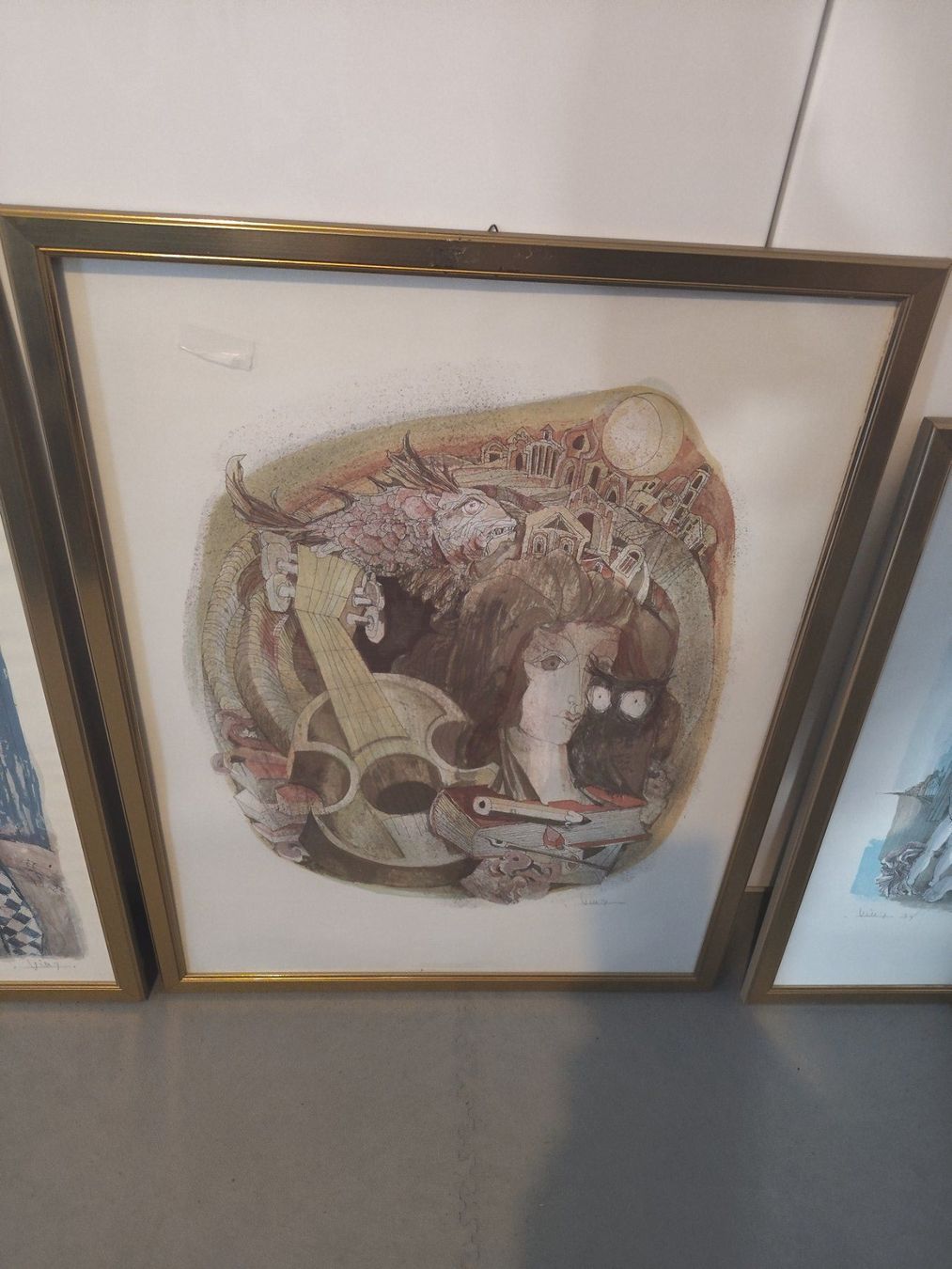 Grafiken & Lithographien: Original Lithografie von René Villiger – Gebraucht aus Meilen von Impressum 3