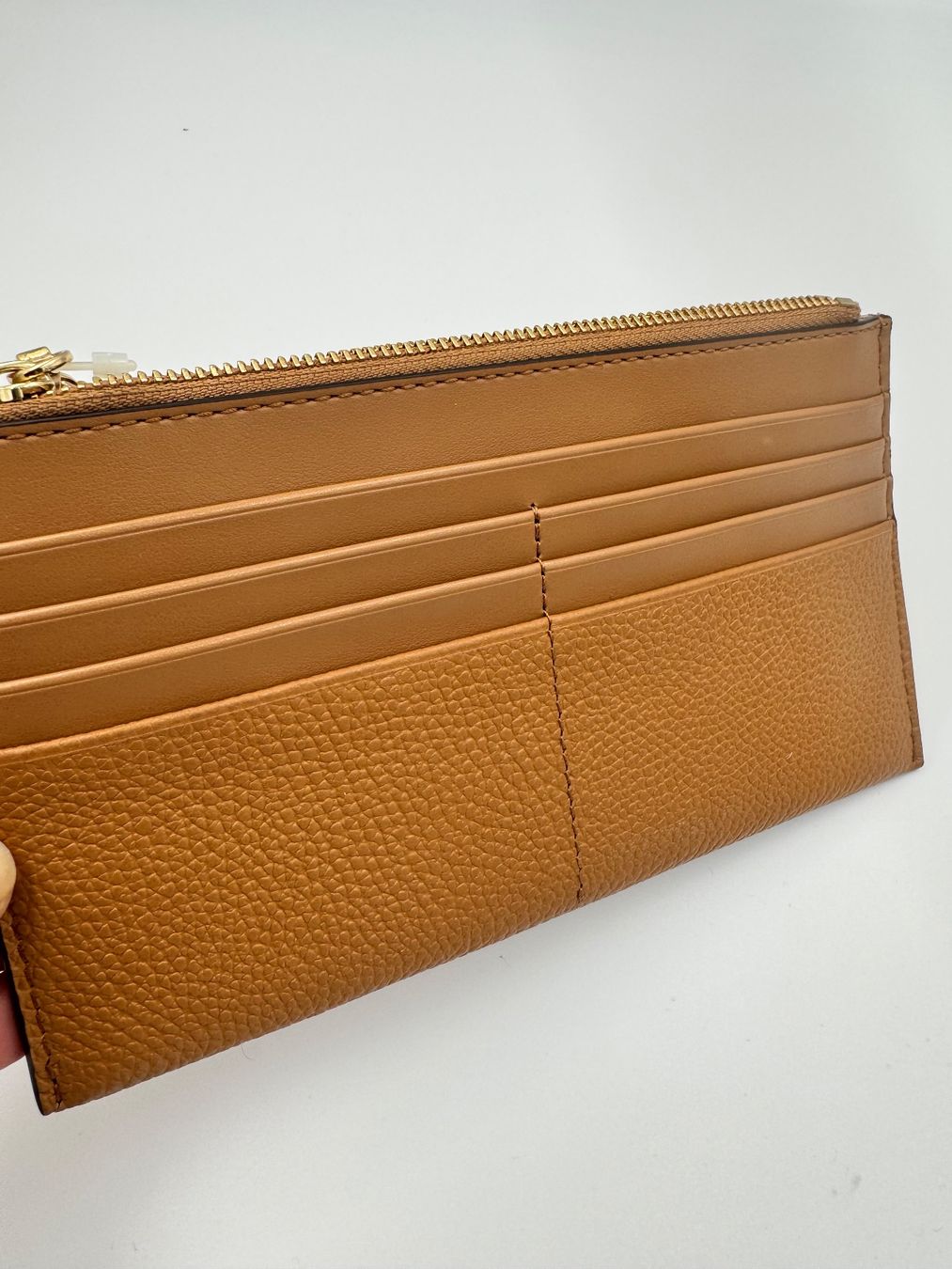 Michael Kors Portamonete: Michael Kors Card Case pale peanut – Nuovo e nell'imballaggio originale da Wiedlisbach venduto da Sistershop 6