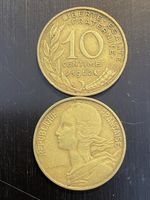 France, RARE 10 cts 1962 Bronze 
