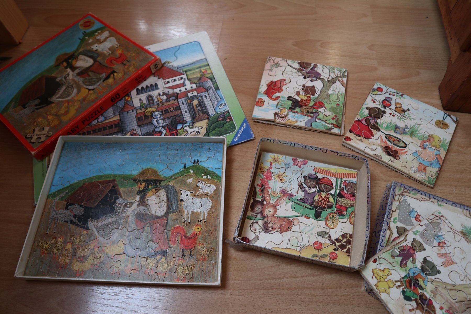Penelope Puzzles: Kinder Puzzle Sammlung, Vintage Holzpuzzle – Gebraucht aus Brienz BE von dsnoemli