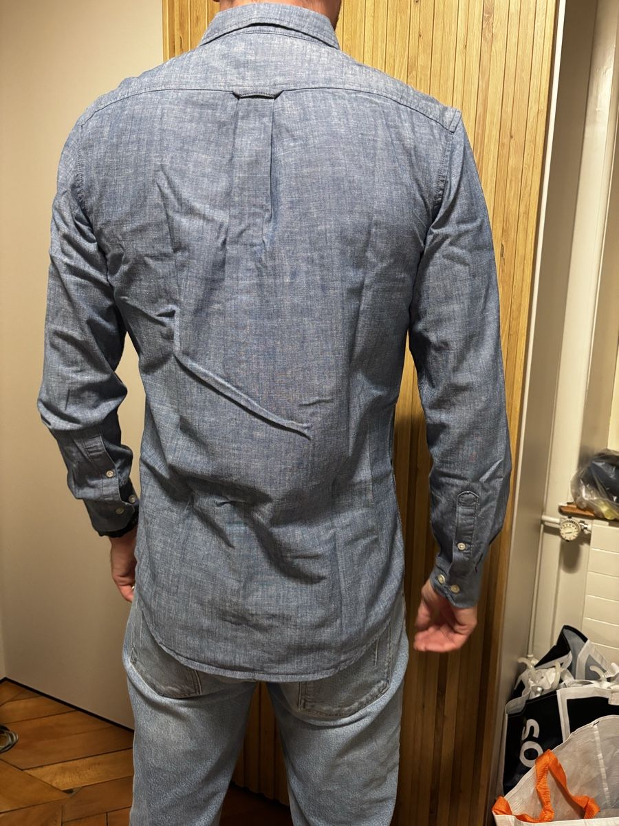 Camicie: 4 Farah Long Sleeve Shirts Button Down Solid Colors – Usato da Uster venduto da RGertsch 6