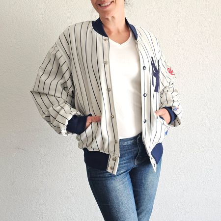 Vintage New York Yankees Jacket USA MLB Baseball Bomber M