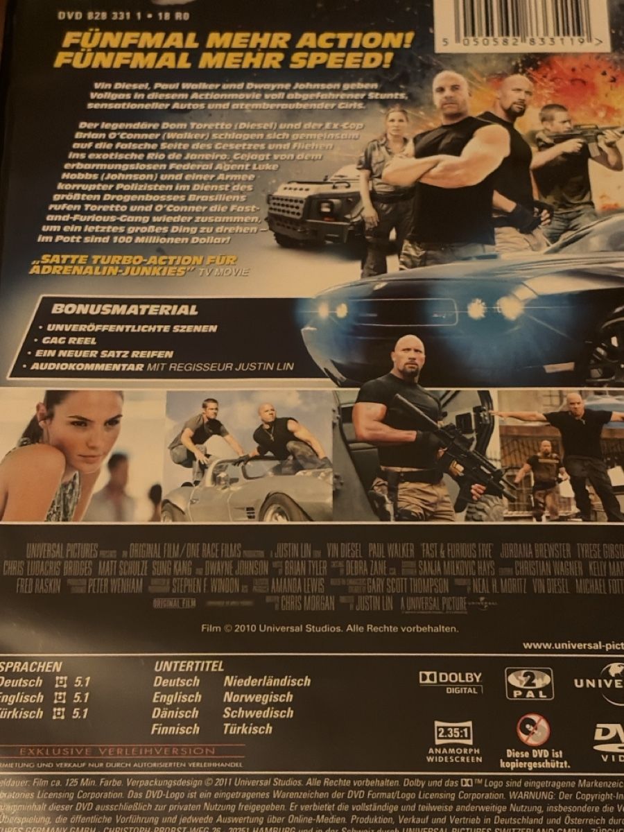Tutti i DVDs: FF5 – Usato da Zürich venduto da Collector69 1
