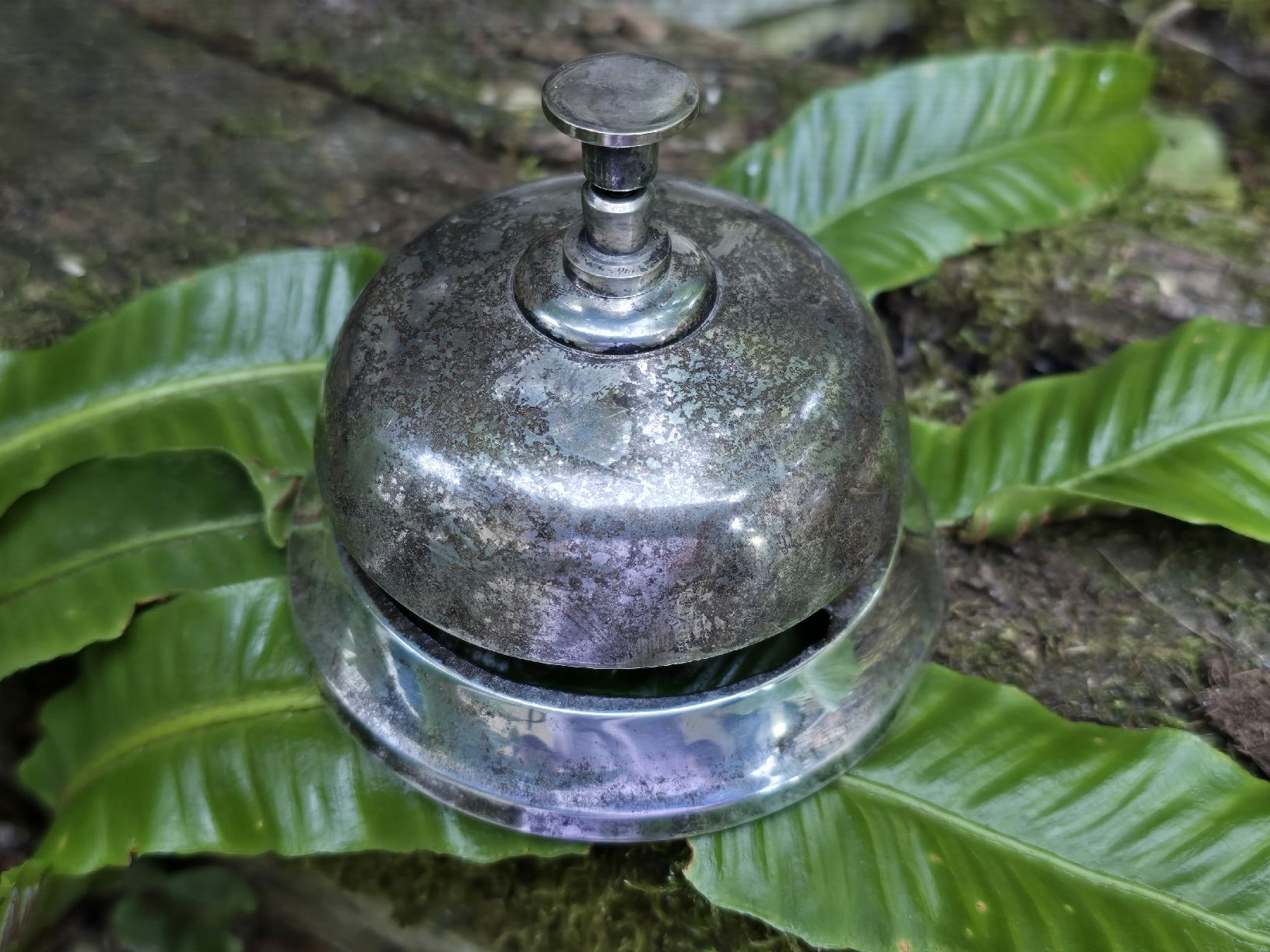 Wecker: Versilberte Tischglocke – Gebraucht aus Walkringen von Vanuca 4