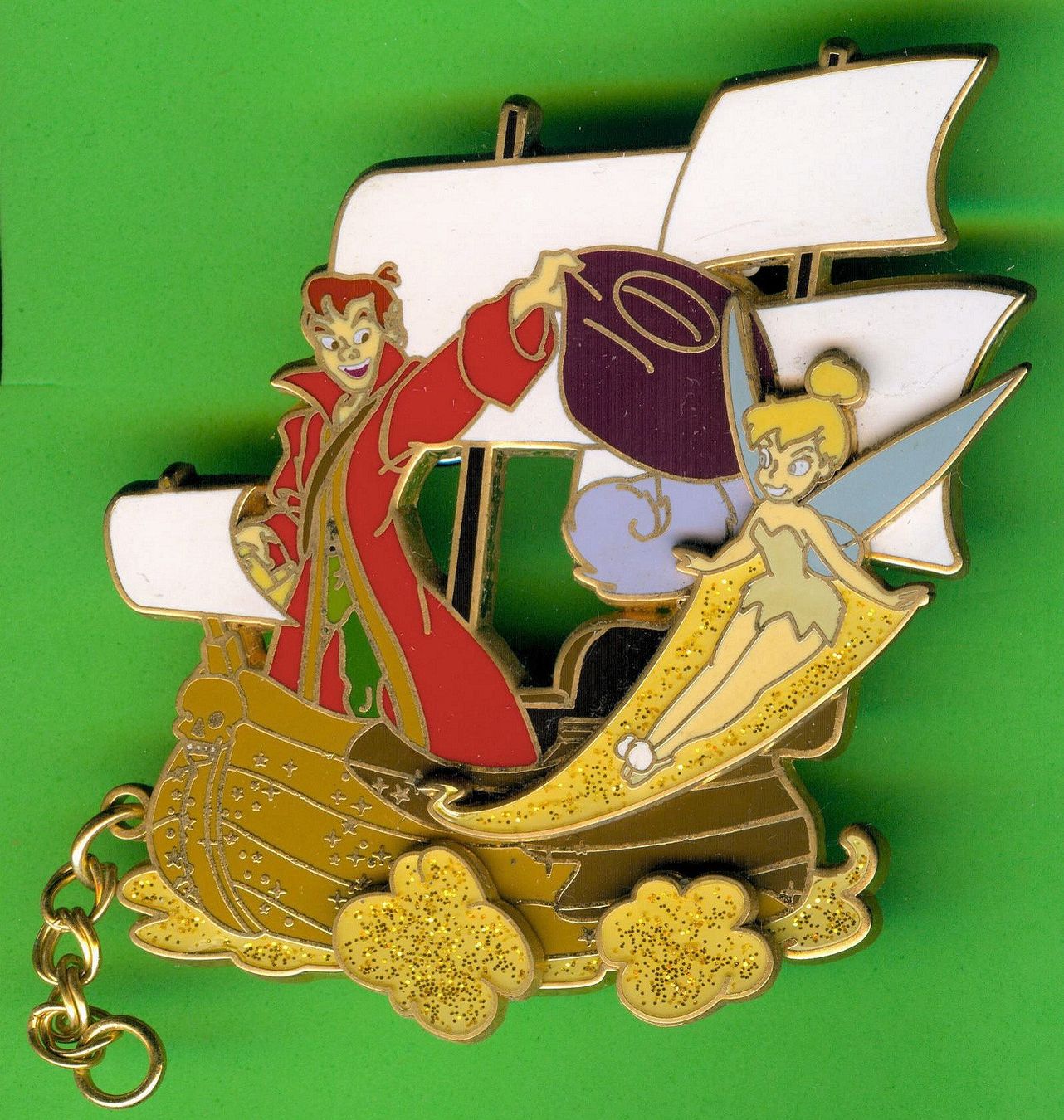 Disney Plaketten & Abzeichen: Disney Parade  PETER PAN & TINKER BELL  Lim.426/900 – Gebraucht aus Winterthur von Sammleroase