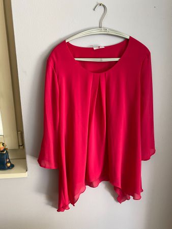 Himbeerrote Bluse CANDAR C&A 40