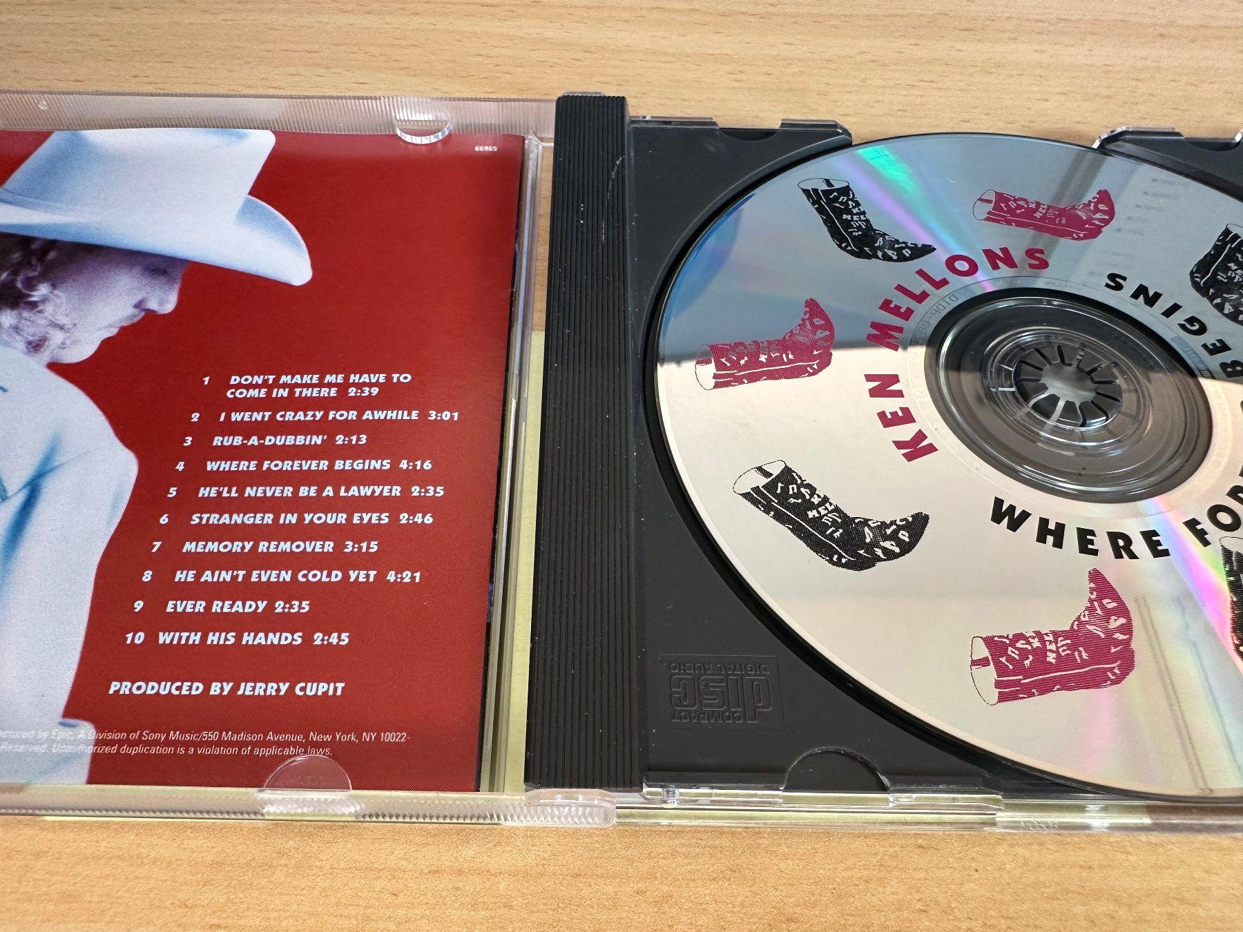 CD: Ken Mellons – Where Forever Begins – Usato da Rikon im Tösstal venduto da Alpenmutz 2