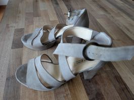 Beige Ledersandalen von Paul Green, Grösse 3.5 (=36)