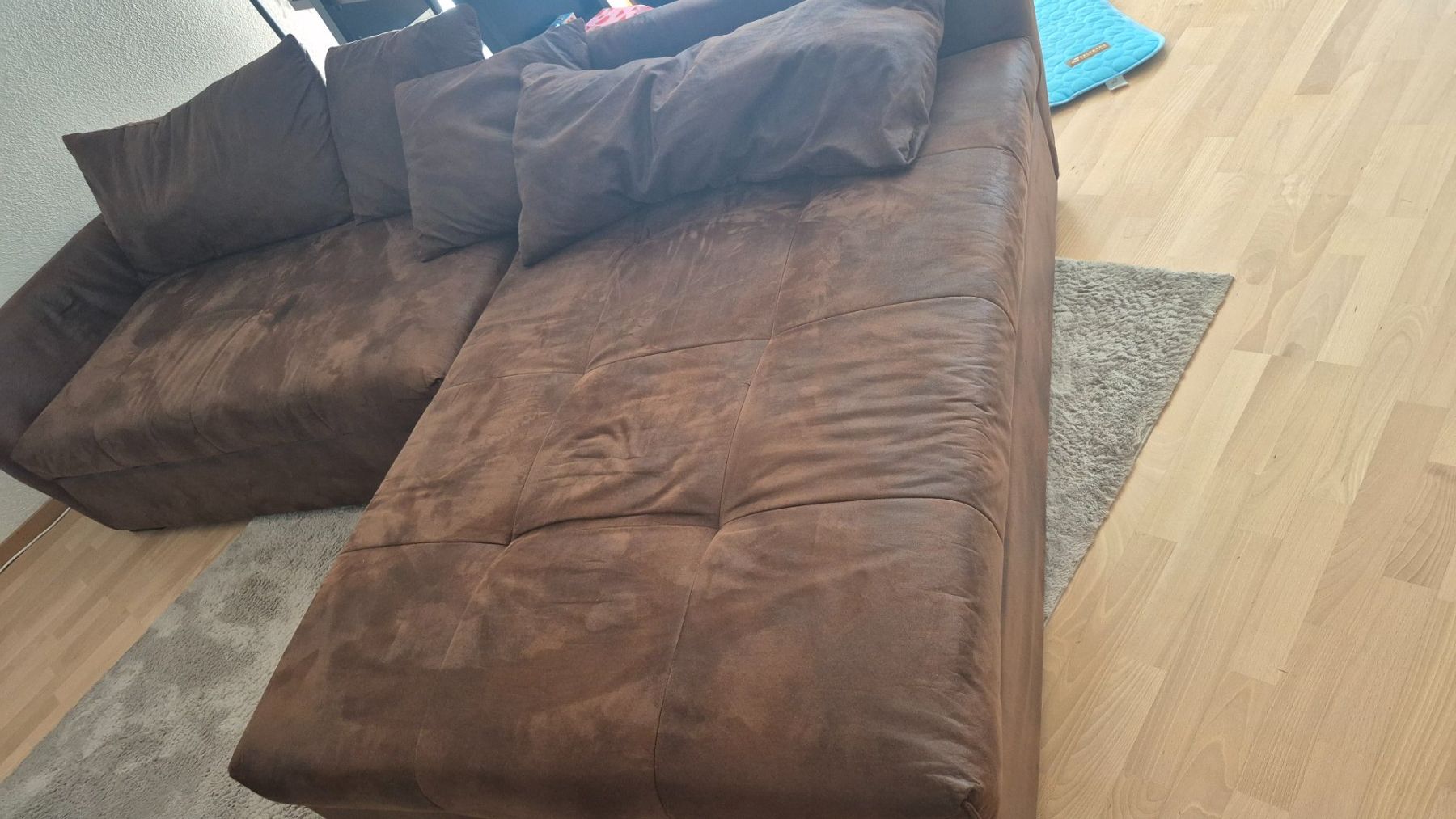 Divani: Ecksofa mit Schlaffunktion - braun - ecke Rechts – Usato da Beromünster venduto da Sternli8 3