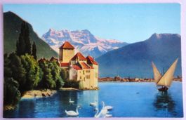 Château de Chillon et les Dents-du-Midi
