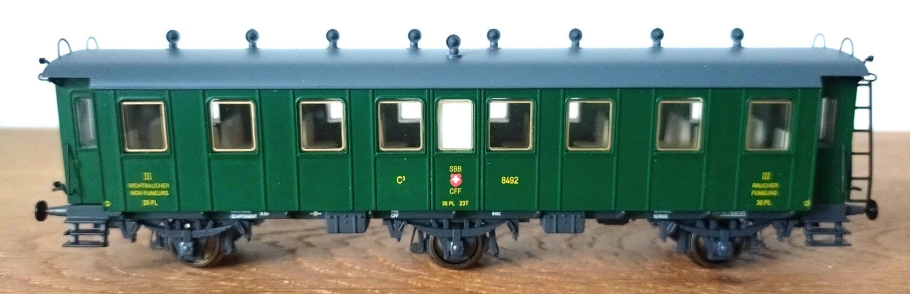 Liliput Modellini di ferrovie: Liliput SBB Oldtimer-Zug 5-teilig DC H0 neu – Nuovo e nell'imballaggio originale da Gipf-Oberfrick venduto da Erbh01 6
