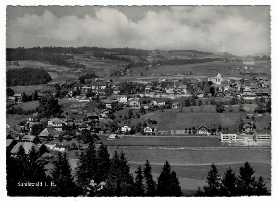 Cartoline postali: Sumiswald i.E. um 1950 – Usato da Frauenfeld venduto da POML