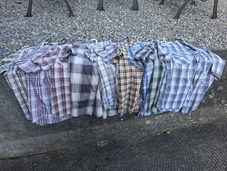 Herren Hemden kariert Grösse L 10 Stk guter Zustand