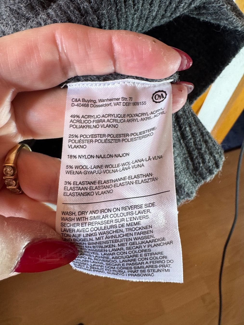 C&A Pullover & Sweatshirts: Dunkelgrauer Pullover von C&A Gr. L – Gebraucht aus Grosswangen von SALE_SALE_SALE 2