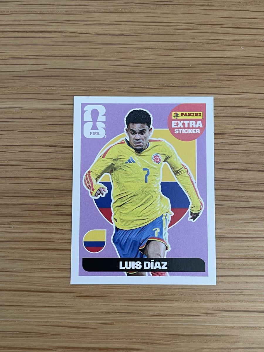 Panini Carte collezionabili: Panini Sammelbild violett Luis Díaz – Usato da Volketswil venduto da AnCoRoJe 1