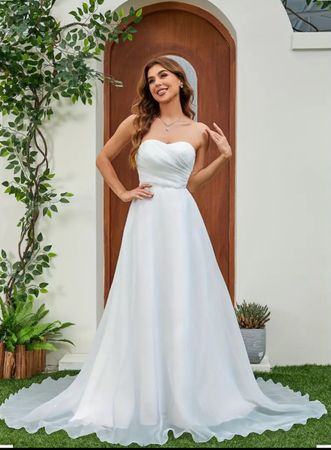 Wunderschönes Brautkleid, A-Linie, nie getragen!