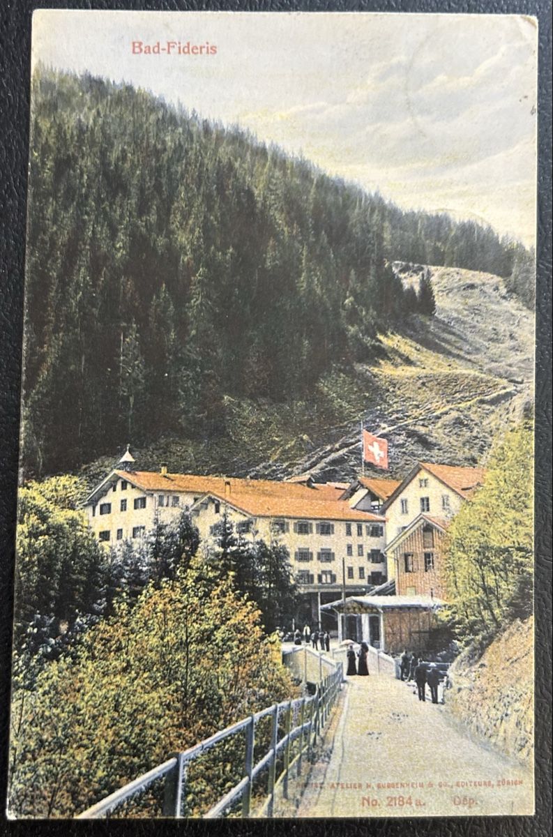 Cartoline postali: AK Bad Fideris  – Usato da Horw venduto da Tellbub