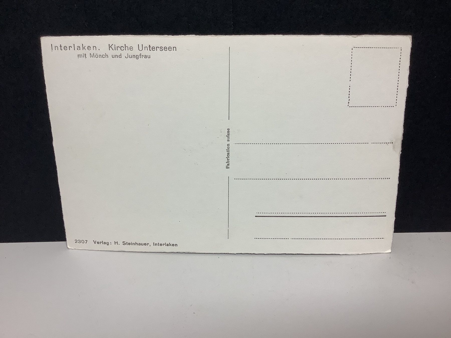 Cartoline postali: Interlaken – Usato da Flaach venduto da Monisoldshop 1