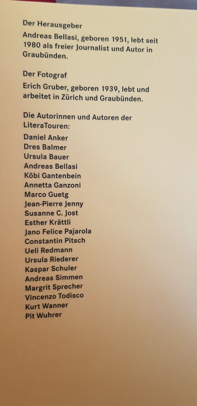 Libri: Literarische Wanderungen in Graubünden – Usato da Uster venduto da Astral 1