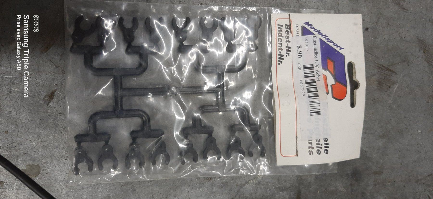 FG RC Modellbau: Clips de réglage de chasse FG – Gebraucht aus Blonay von fredo778
