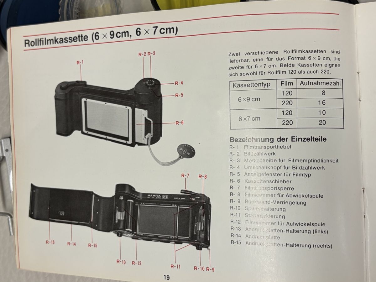 Mamiya Fotocamera: Mamiya Universal Schwarz Mittelformatkamera mit Zubehör – Usato da Dietikon venduto da cre8different 9