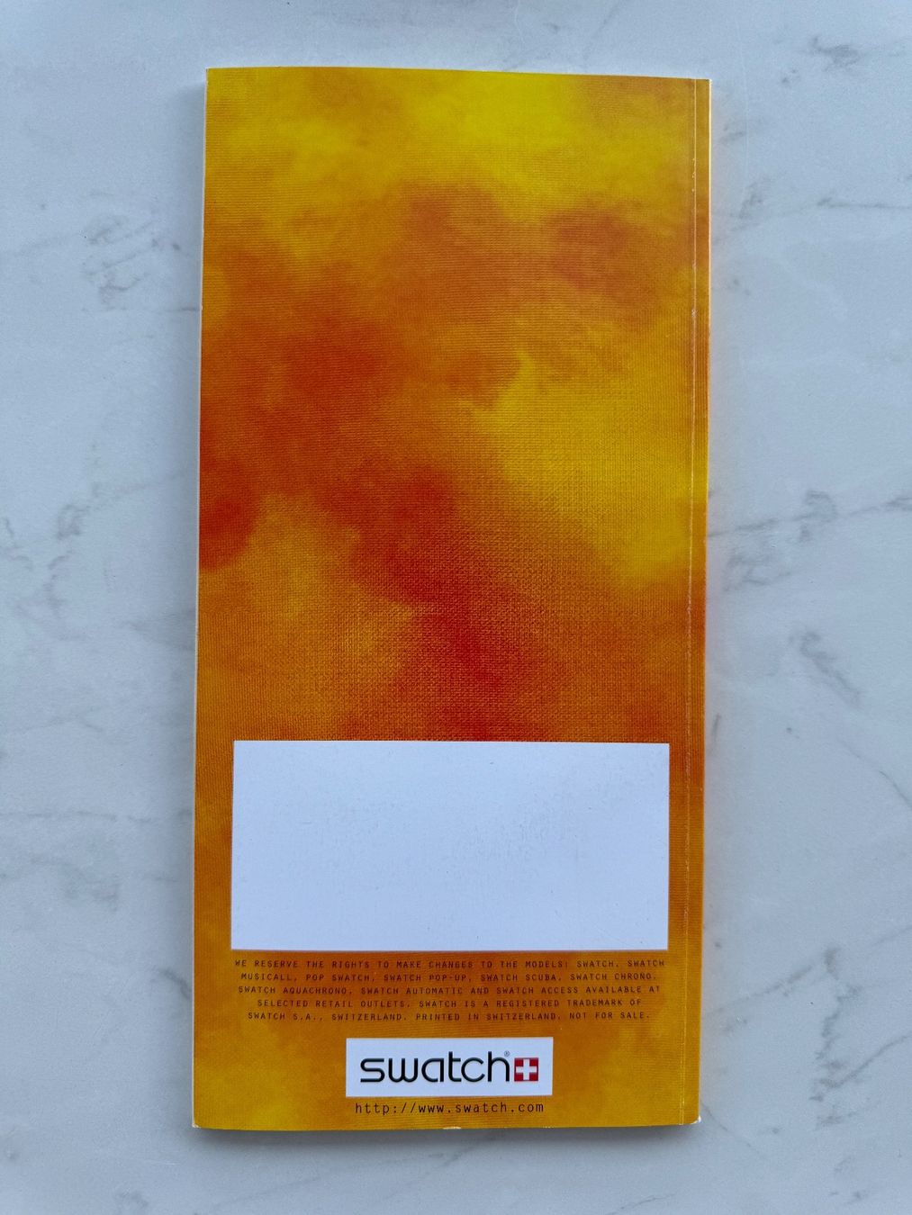 Swatch Documenti: SWATCH 1997 SPRING/SUMMER * COLLECTION  1997 – Nuovo (secondo la descrizione) da Schaffhausen venduto da vasco016 1